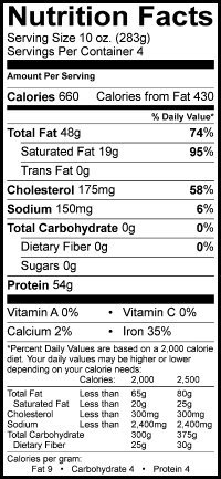 Omaha Steaks KING CUT: 48 oz. T-Bone Steak
Omaha Steaks KING CUT: 48 oz. T-Bone Steak