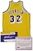 Magic Johnson Autographed Los Angeles Lakers Authentic Style Gold Jersey