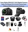 Sony Alpha DSLR-SLT-A55 A55 Digital Camera W/18-55mm Lens + Deluxe 32GB DSLR Accessory Package