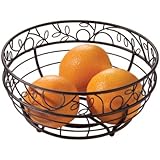 InterDesign Twigz Fruit Basket for Kitchen Countertops - Bronze