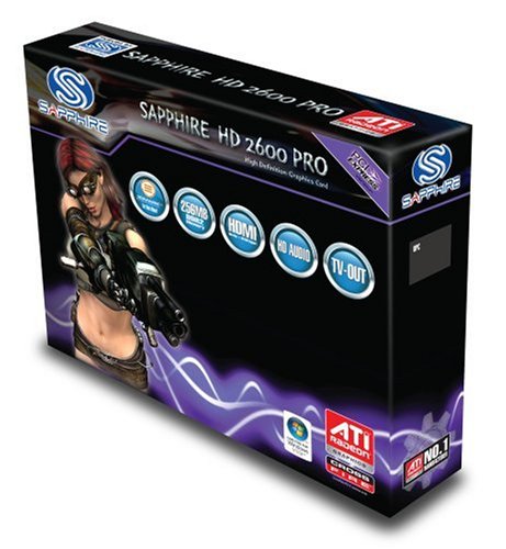 Sapphire HD2600Pro LR Grafikkarte PCIe 256MB