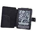 TeckNet&reg; NEW Kindle Premium Folio Case / Cover With Magnetic Clasp for NEW Amazon Kindle / 6 inch / 2011 generation / Book Style - Includes Kindle Rear Protector - Black