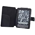 TeckNet� NEW Kindle Premium Folio Case / Cover With Magnetic Clasp for NEW Amazon Kindle / 6 inch / 2011 generation / Book Style - Includes Kindle Rear Protector - Black