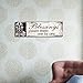 Adeco Decorative Wood Wall Hanging Sign Plaque Blessings Count Them One by One Black Off White Home Decor