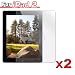 2 Pack Transparent Clear LCD Screen Protector Film for Apple iPad 2 16GB / 32GB / 64GB