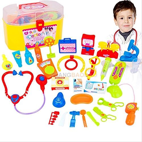 30Pcs Baby Kids Doctor Medical Play Set Carry Case Kit Education Role Play Toy