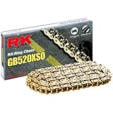 RK Racing Chain GB520XSO-120 120-Links Gold X-Ring Chain with Connecting Link
