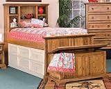 Kush Furniture 4034 Big Sur Pine Twin Captain Bed in Pine Finish