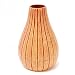 Handmade Decorative Ceramic Flower Vase With Vivid Painted Stripes