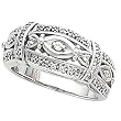 14K White Gold Diamond Ring/Band - 0.25 Ct.