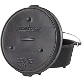 Camp Chef DO-14 Pre-Seasoned Deluxe 12-Quart 14" Dutch Oven with Lid
