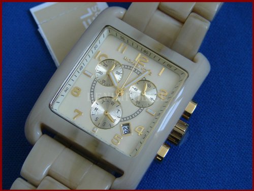 Michael Kors Womens Horn Shell 'Davenport' Oversized Chronograph Watch MK5540