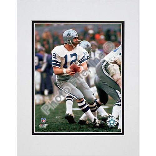 Photo File Dallas Cowboys Roger Staubach Matted Photo