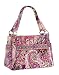 Vera Bradley Stephanie Very Berry Paisley Bag Purse