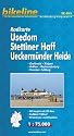 bikeline Radkarte: Usedom, Stettiner Haff, Ueckermarker Heide. GPS-tauglich mit UTM-Netz. Mit Zentrums- und Ortspl&auml;nen