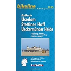 bikeline Radkarte: Usedom, Stettiner Haff, Ueckermarker Heide. GPS-tauglich mit UTM-Netz. Mit Zentrums- und Ortspl�nen