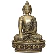 The Buddha in Meditation Metal Sculpture India 8 x 5 inches (bda012)