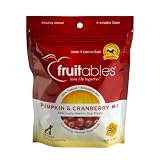 Fruitables All-Natural Pumpkin & Cranberry Dog Treat, 7oz pouch