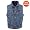 Motorcycle Vests - Men's Blue Denim Jean Vest MV107 Blue