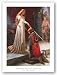 The Accolade by Edmund Blair Leighton 20"x26.875" Art Print Poster