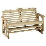 Wildlife Series 5ft. Treated Porch Glider