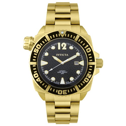 Invicta Men's 7222 Signature Collection Corduba Diverlock Gold-Tone Stainless Steel Watch