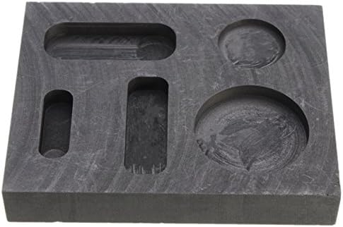 10 OZ Graphite Crucible Ingot Bar Combo Mold For Silver Gold Melting Casting by Z2store