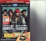Pirates of the Caribbean On Stranger Tides 5 Disc LIMITED EDITION (Blu-ray 3D, Blu-ray 2 Disc, DVD, Digital Copy) Includes Lego Mini Black Pearl