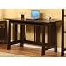 Altra Furniture Modern Mission Desk, Chocolate Wenge