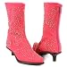 Beverly Feldman My-Stud Pink mid-calf