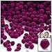 The Crafts Outlet 100-Piece Multi Purpose Pom Poms, Acrylic, 7mm/0.28-inch, Round, Royal Blue