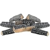 8 Piece Petite Ceramic Wood Gas Log Set