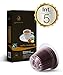 Gourmesso 10ct Hazelnut Flavored Espresso Pods | Int.5 | Proudly Fairtrade | Compatible with Nespresso Original Capsule Machines | Hazelnut | Medium Roast