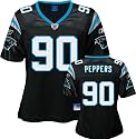 Julius Peppers Black Reebok Replica Carolina Panthers Women's Jersey
