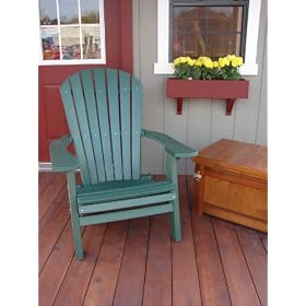 Forever Phat Tommy Polywood Adirondack Chair - Green by 