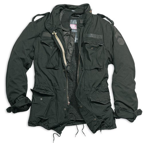 M65 Jacke Regiment (schwarz gewaschen)