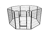 BestPet® Black 40" Heavy Duty Pet Playpen Dog Exercise Pen Cat Fence B