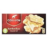 Cote d'Or - BonBonBloc Praline White Chocolate (Premium Belgium Filled White Chocolate) (7 Oz.) [PACK OF 3]