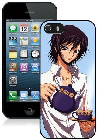 Code Geass Lamperouge Lelouch Boy Brunette Teapot Cup Black iPhone 5S Cover Case,Beautiful Case