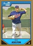 2007 Bowman Prospects Gold BP38 Kyle Aselton Minnesota Twins (RC - Rookie - Baseball Cards)