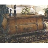 Old World Map Bombay Trunk Coffee Table