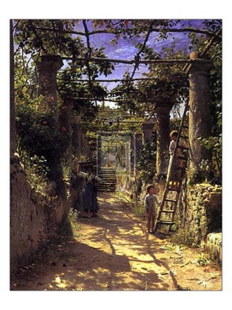 51 KWgkFBkL Pergola Harvest Art Poster Print by Peder Mork Monsted, 24x32