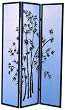 Roundhill 3-Panel Oriental Shoji Screen/Room Divider, Black
