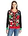 Ugly Christmas Sweater Company Women's Xmas Stockings Cardigan Sweater