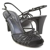 LifeStride Women's Comment Dress Sandal,Black,10 M