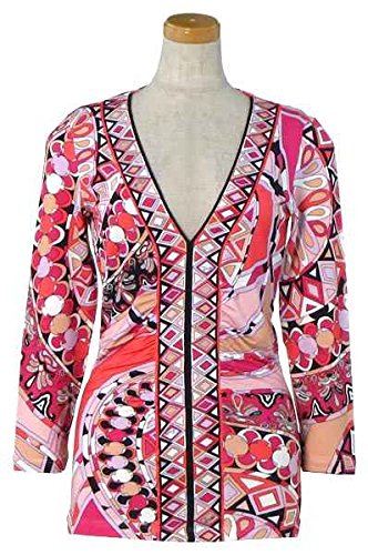 Emilio Pucci エミリオ・プッチ レディースカットソー ピンク 41RP46 [並行輸入品]