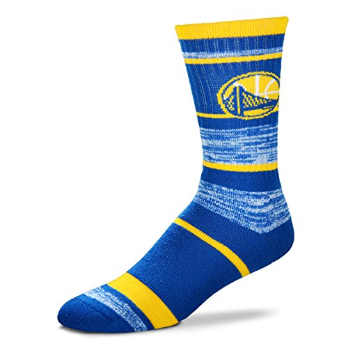 For Bare Feet NBA Golden State Warriors Men's Socks (504 RMC Stripe) Large