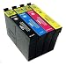1x Multipack T1285 Kompatible Tintenpatronen f�r Epson S22 - Auch kompatibel mit Epson Stylus Office BX305F, BX305FW, BX305FW Plus, Epson Stylus S22, SX125, SX130, SX235W, SX420W, SX425W, SX435W, SX445W Drucker - Doppelte Kapazit�t Tintenpatronen - T1281 T1282 T1283 T1284 (T1285) - Cyan / Magenta / Gelb / Schwarz - Multipack ***durch TriINKS***
