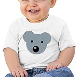 かわいい ボーイとガール 可愛い マウスクマ 半袖シャツ 100%棉 White Size 18 Months