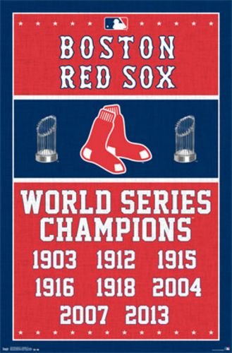 Trends Intl. Boston Red Sox Champions 14 Poster, 24-Inch by 36-Inch